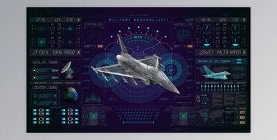 HUD PRO Medical Jet (Videohive 50169043) - AE Project