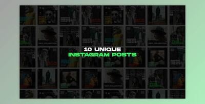 Grunge Instagram Posts (Videohive 51237943) - AE Project