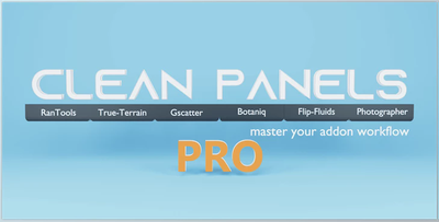 Blender Market - Clean Panels Pro v6.1.3