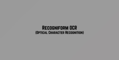 Recogniform OCR (Optical Character Recognition) SDK for Delphi + CRACK