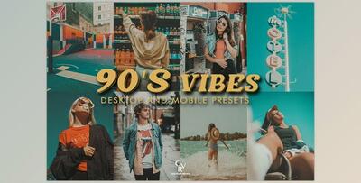 10 Retro 90’s Lightroom Presets CreativeMarket - 7217911