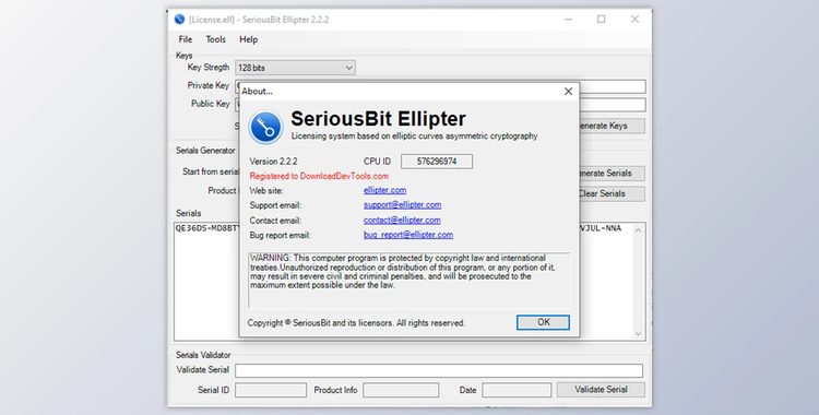 SeriousBit Ellipter v2.2.2 .Net Licensing Library + CRACK