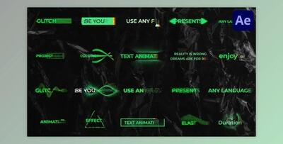 Colorful Glitch Titles After Effects (Videohive 35785767) - AE Project