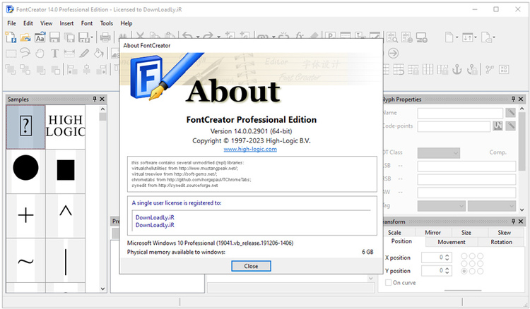 High-Logic FontCreator Pro 15.0.0.3024