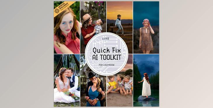 Luxe Quick Fix Artificial Intelligence (AI) Toolkit Lightroom Presets