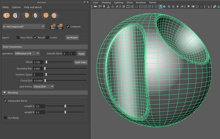 Hardmesh Tools 2.2.1 for Maya 2017-2018
