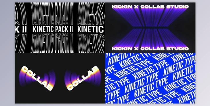 Collab Studio – Kinetic Type I + II - AE Project