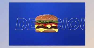Tasty Burger 3D Intro (Videohive 36230889) - AE Project