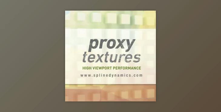 Splinedynamics – Proxy Textures v1.08 for 3ds max