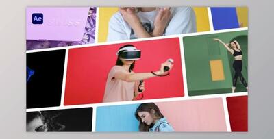 Multi Screen Grid Transitions (Videohive 34329331) - AE Project