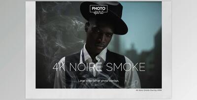 4k Noire Smoke Overlays CreativeMarket - 7158102