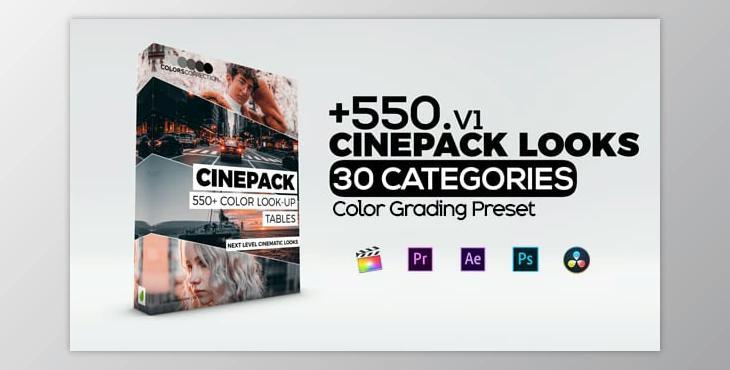 Cinepack LUT Color Correction Presets (Videohive 23449210)