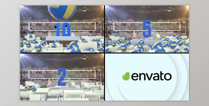 Volleyball Countdown (Videohive 35842819) - AE Project