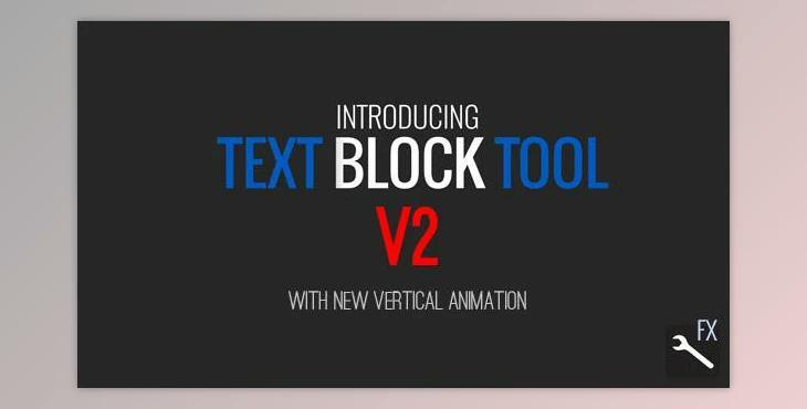 Text Block Tool (Videohive 7024651) - AE Project