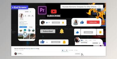 YouTube Subscribe Like Notification Pack (Videohive 29192345)