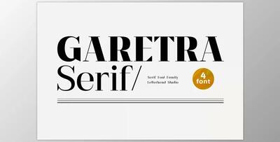 Garetra Serif Font Family Creativemarket 6926155