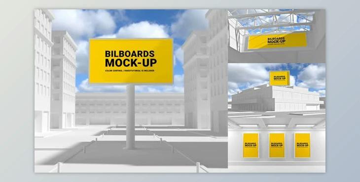 Outdoor Mockups (Videohive 29479138) - AE Project