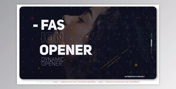 Fashion Modern Identical Intro (Videohive 33423958) - AE Project