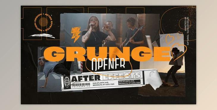 Grunge Collage Opener (Videohive 47241847) - AE Project