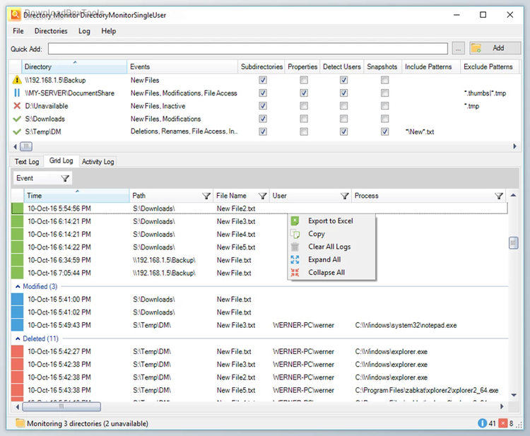Directory Monitor Pro v2.16.0.5 Multilingual + Portable Edition + Patch