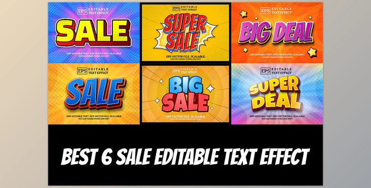 Sale text style Effect - 10856782