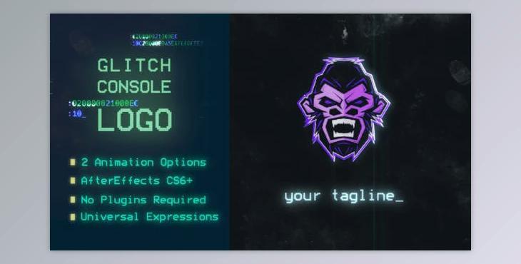 Glitch Console Logo (Videohive 22660686)