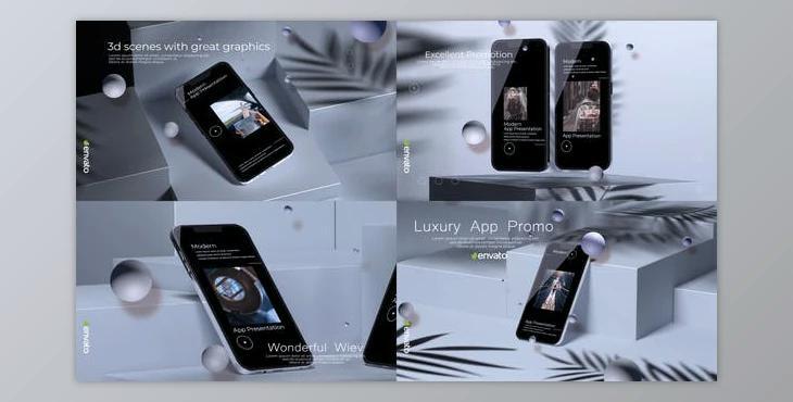 Phone App Mockup (Videohive 45049436) - AE Project