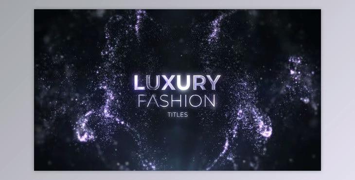 Luxury Fashion Titles (Videohive 40370202) - AE Project