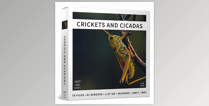 Just Sound Effects Crickets and Cicadas WAV-ViP