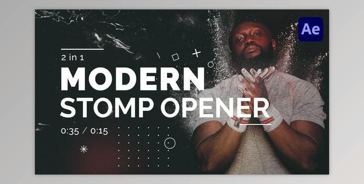 Modern Stomp Opener (Videohive 28971213) For AE