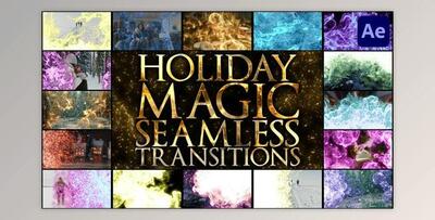 Holiday Magic Seamless Transitions for After Effects (Videohive 42231175) - AE Project