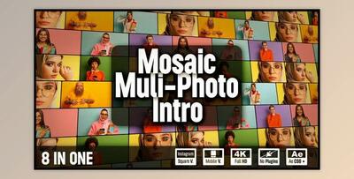 Mosaic Multi-Photo Intro (Videohive 40655053) - AE Project