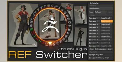 ZBrush Plugin Ref Switcher