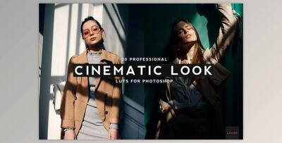 Cinematic Film LUT Presets Photoshop CreativeMarket 4436129
