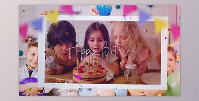 Photo Slideshow - Happy Birthday (Videohive 50932648) - AE Project