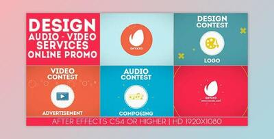 Design-Audio-Video Services Online Promo (VideoHive 9112996) - AE Project