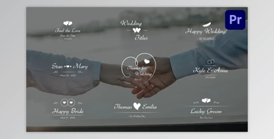 Elegant Wedding Titles (Videohive 47250828)