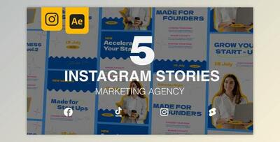 Marketing Agency Instagram Stories (Videohive 46857157) - AE Project