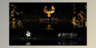 Gold Metal And Particles (Videohive 28378701) - AE Project