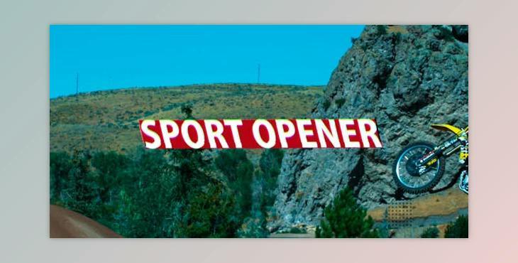 Agressive Sport Opener (Videohive 20581280) - AE Project