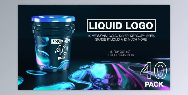 Liquid Logo Reveal (40 in 1 Pack) (Videohive 28287709) - AE Project
