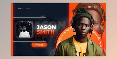 Profile Modern Slideshow (Videohive 33085920) - AE Project