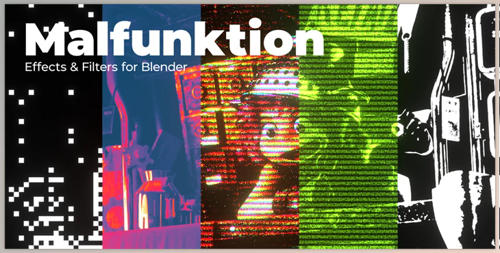 BlenderMarket – Malfunktion Effects & Filters 2.0