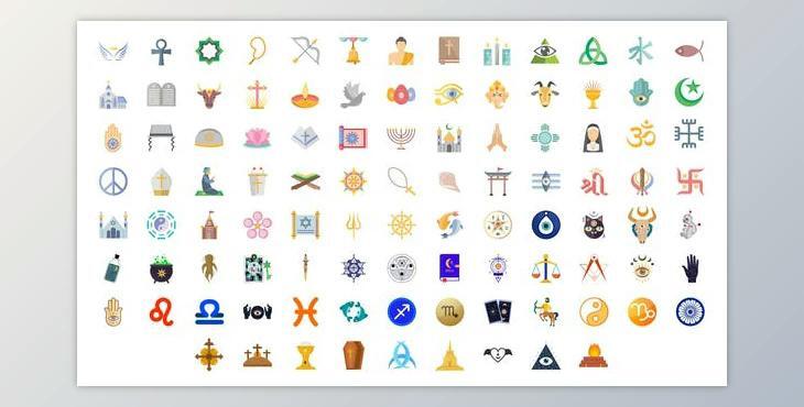 100 Religious Icons (Videohive 29967265) - AE Project