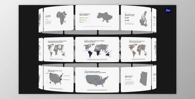 Infographics - World Map (Videohive 50280926) - AE Project