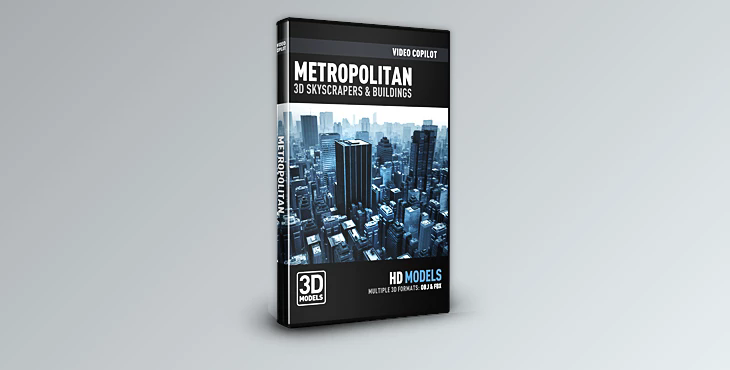 Video Copilot – Metropolitan Pack. 3D City & Skyscraper Pack