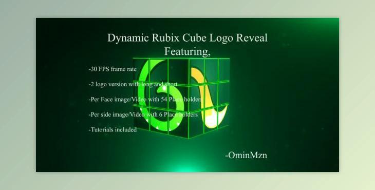 Dynamic Rubix Cube Logo Reveal (Videohive 16957048) - AE Project