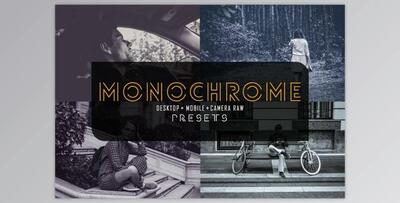 50 Monochrome Lr+Dng+Acr Presets By Creative Creator