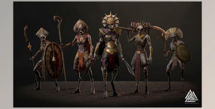 Unreal Engine - Characters Ancient Undead Pack (Engine version 4.22-4.27, 5.0-5.3)