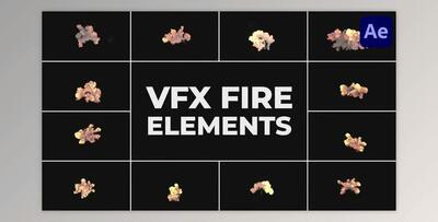 VFX Flames Elements for After Effects (Videohive 52466129) - AE Project